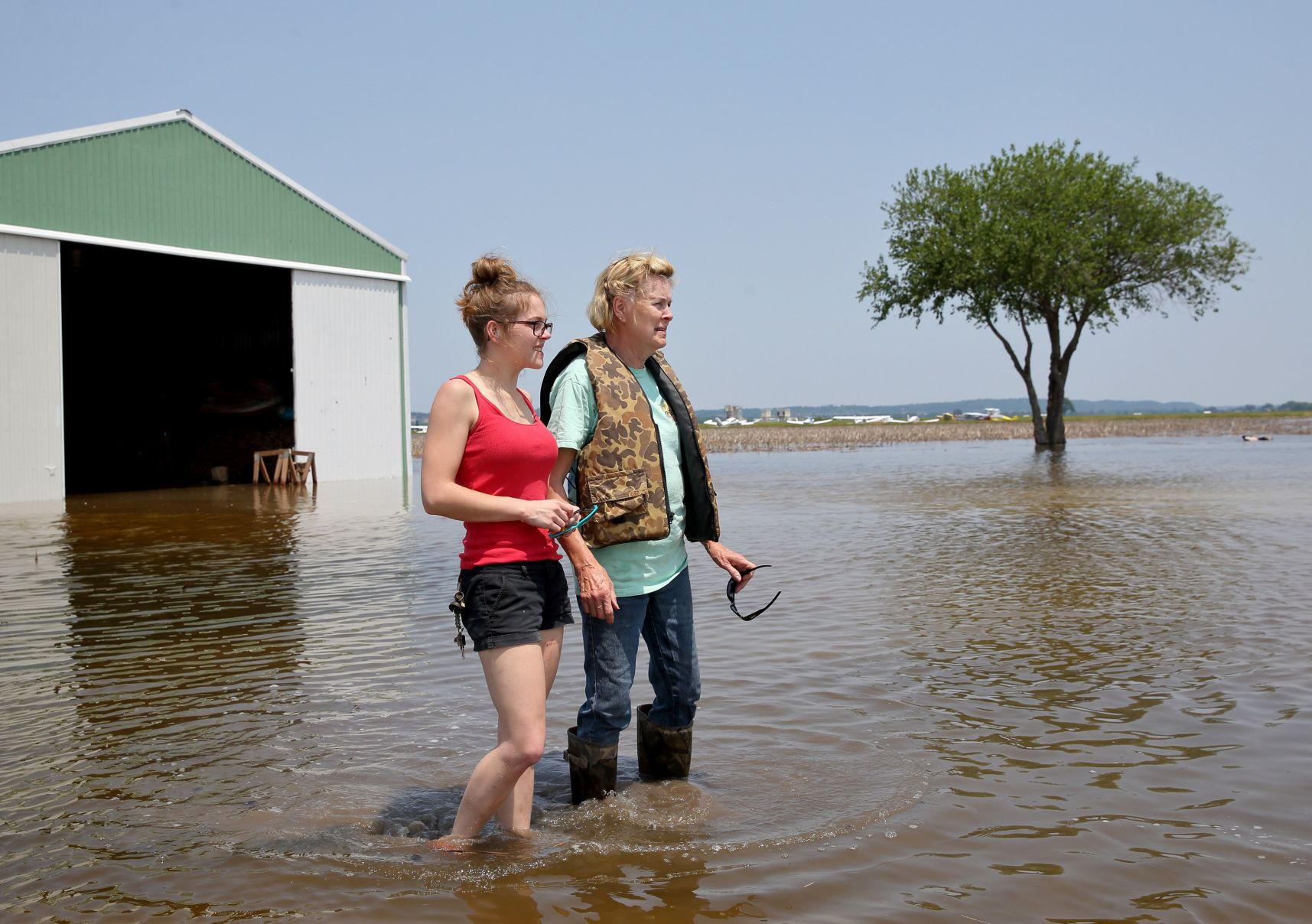 Mississippi River flooding in St. Charles County